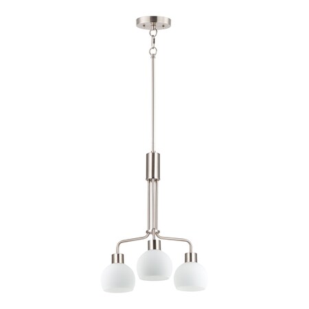 Maxim Lighting Coraline 3-Light Chandelier 11276SWSN
